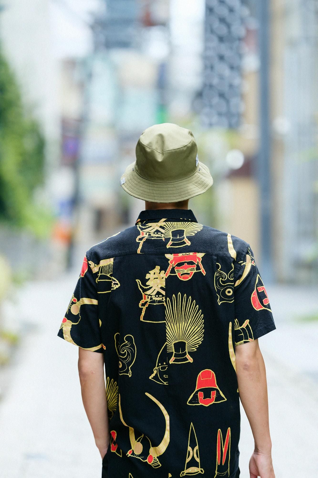 【官網限定】伊勢木棉文／.短袖襯衫頭盔