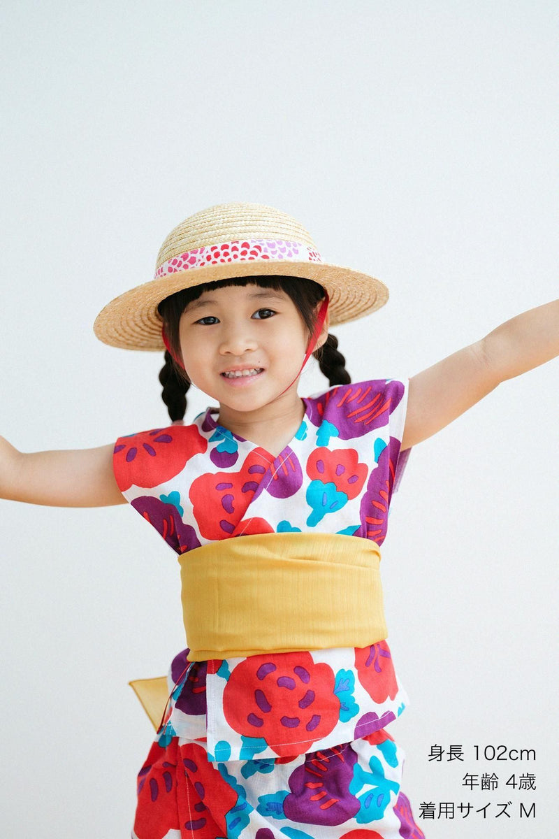 ​ ​Isemomen Cotton Simple Kimono (With Belt)