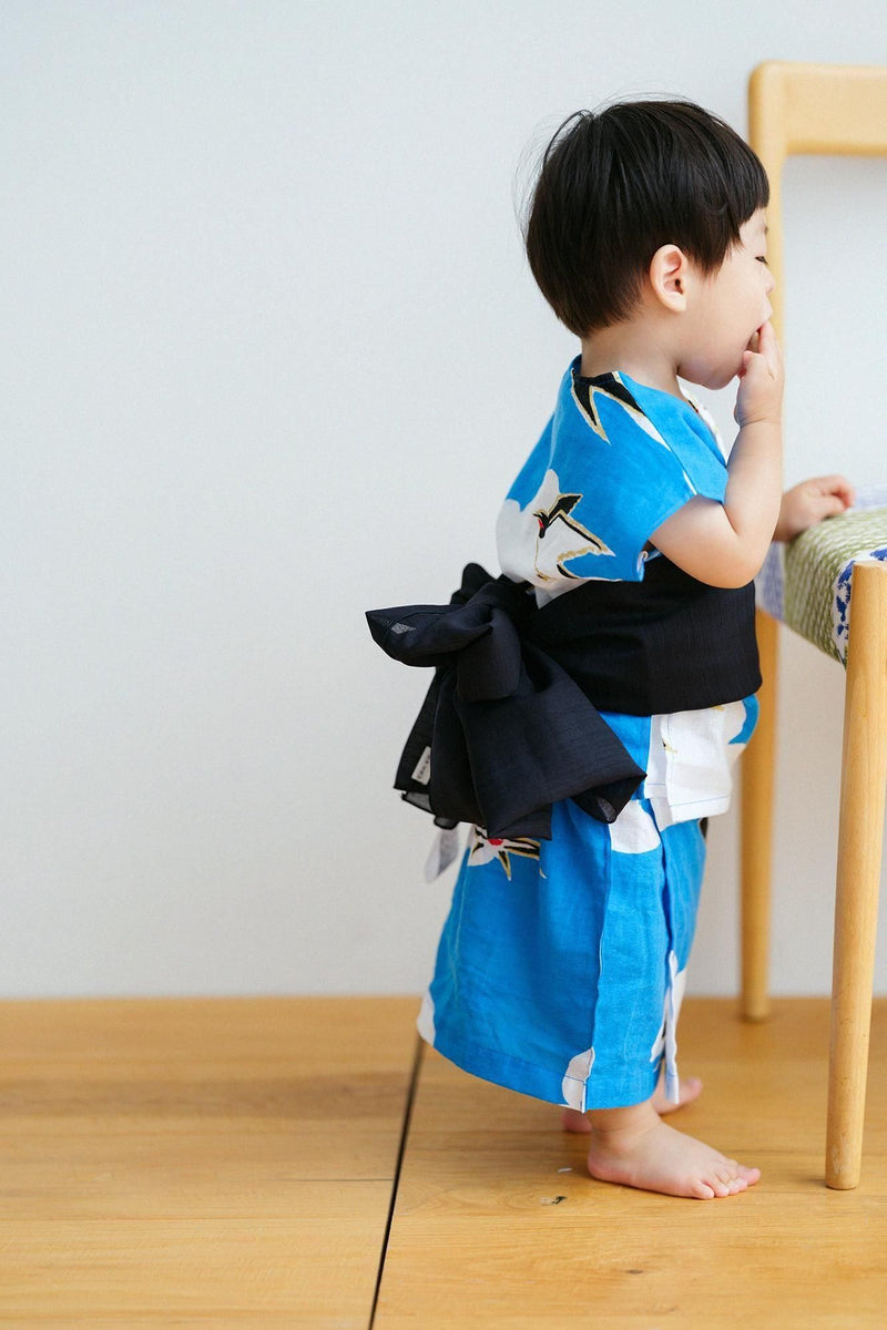 ​ ​Isemomen Cotton Simple Kimono (With Belt)