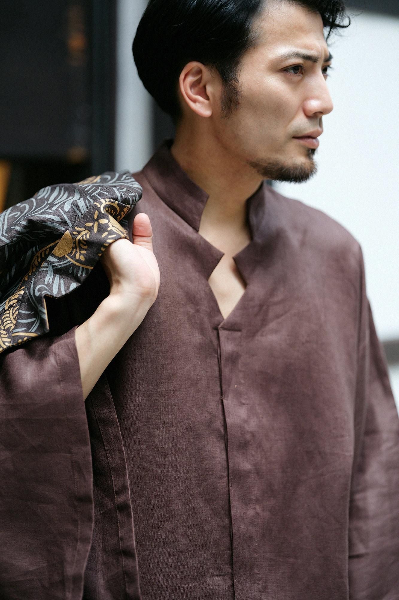 麻 信秀草衣（しんしゅうそうい） 上（うえ）／憲法色（けんぽういろ）