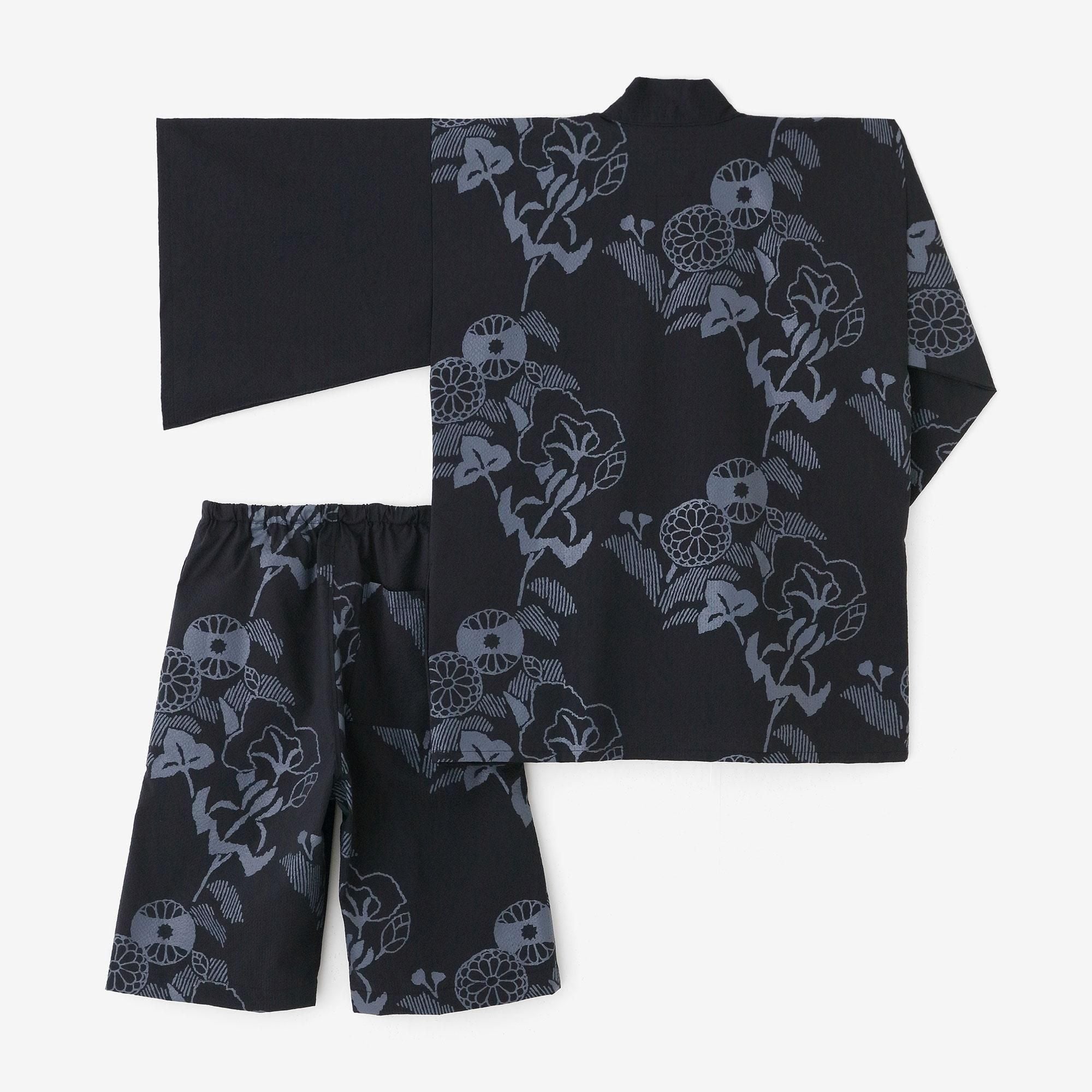 【Online】C/CM(R) Seersucker Jinbei Haori / Dark Navy×Yamafuuga