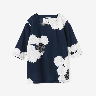 Takashima Chijimi 40/40 Hifu Jiban Sechsviertellänge/Kumoma ni Kiku Ryoya