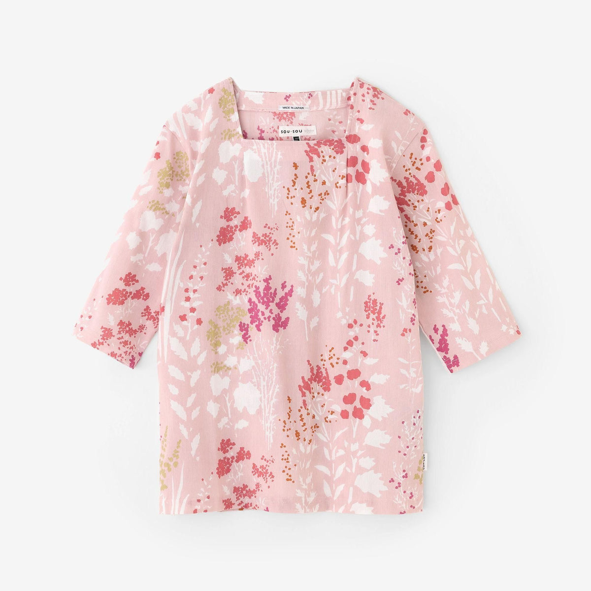 SOU・SOU 高島縮 風薫る(かぜかおる) 高島縮 40/40 被風（ひふ）ジバン 六分丈／風薫る（かぜかおる）