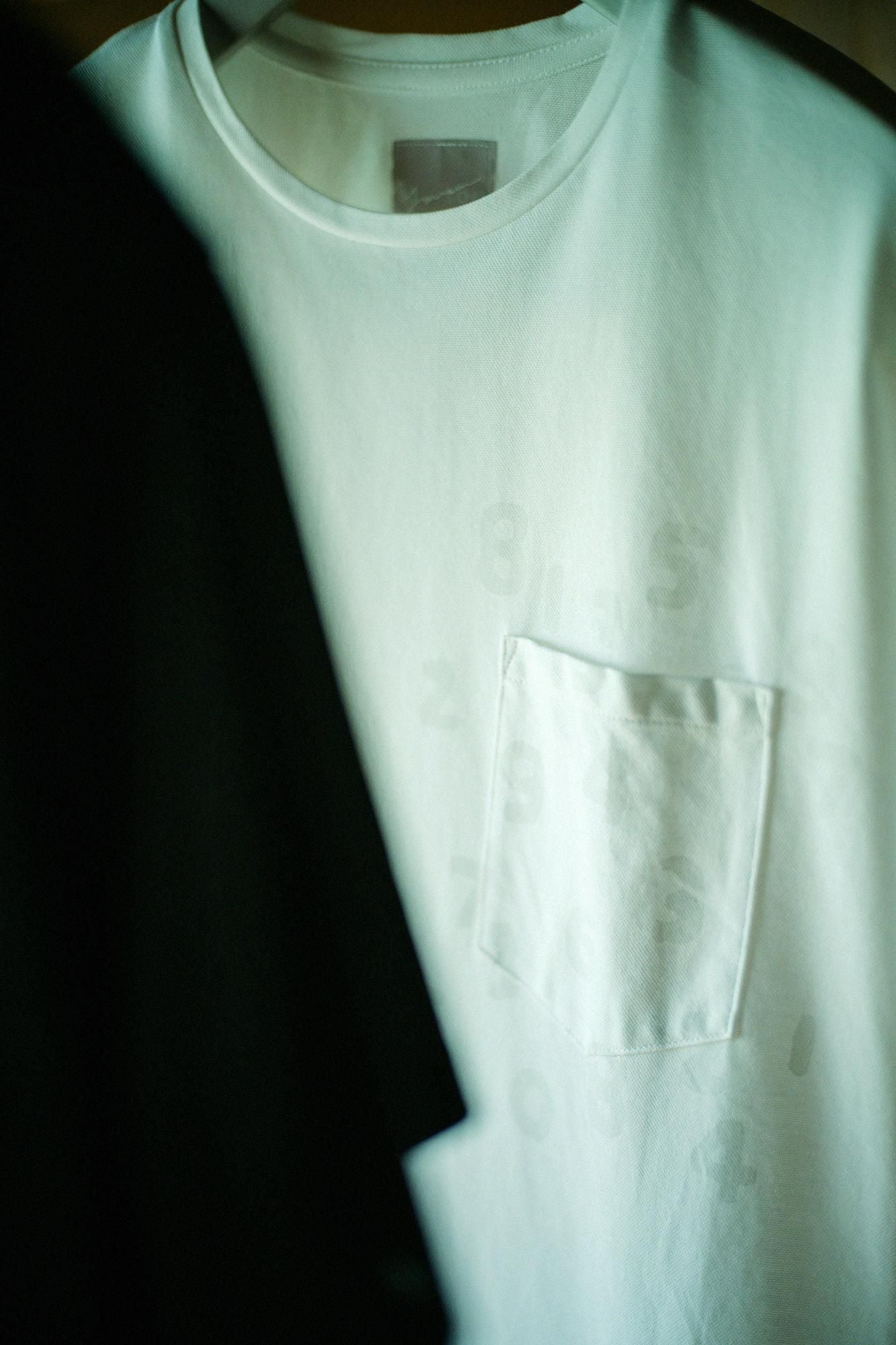 C/CM(R)カノコ 半袖ポケット BIG T／ホワイト