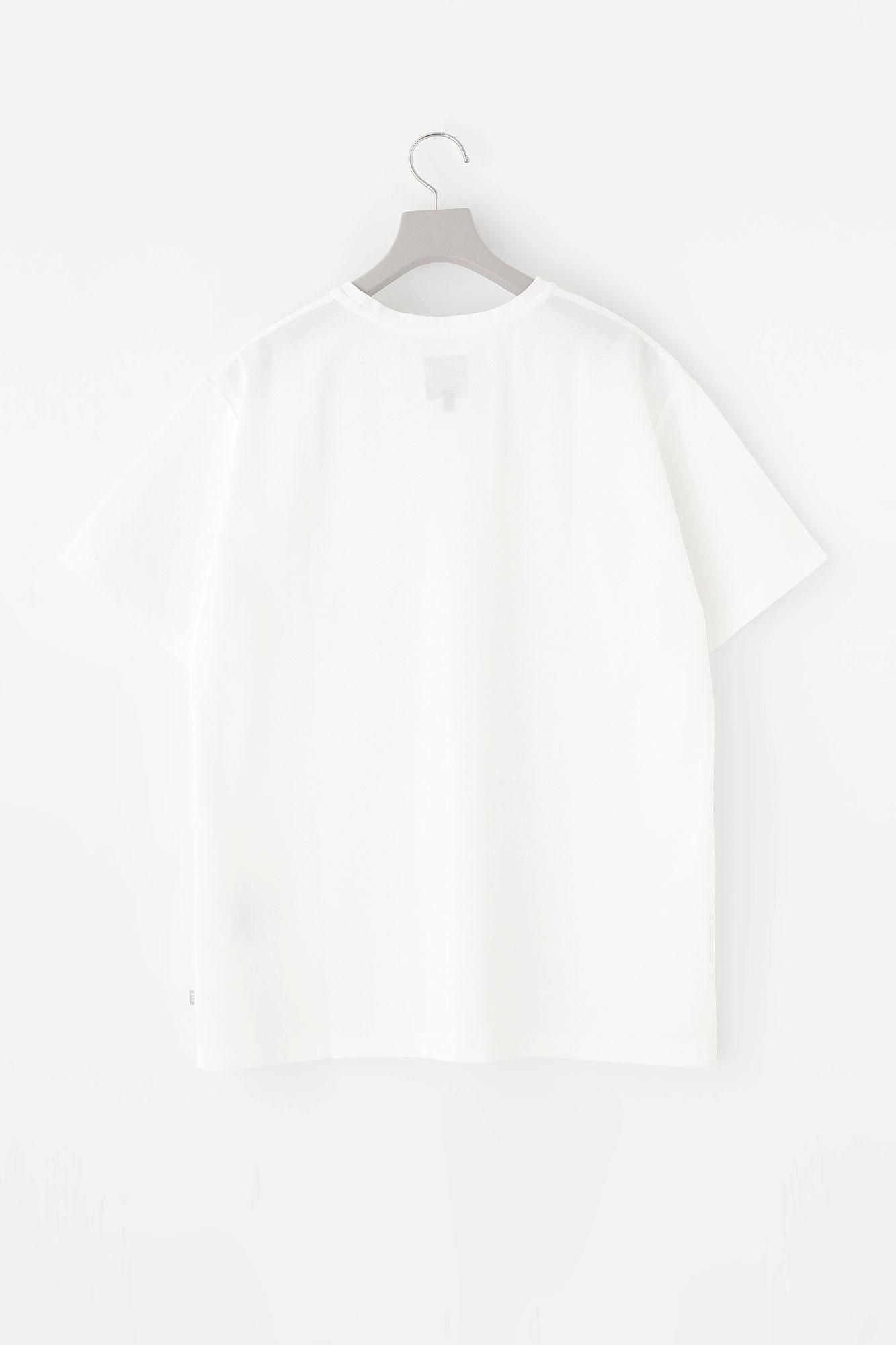 C/CM(R)カノコ 半袖ポケット BIG T／ホワイト