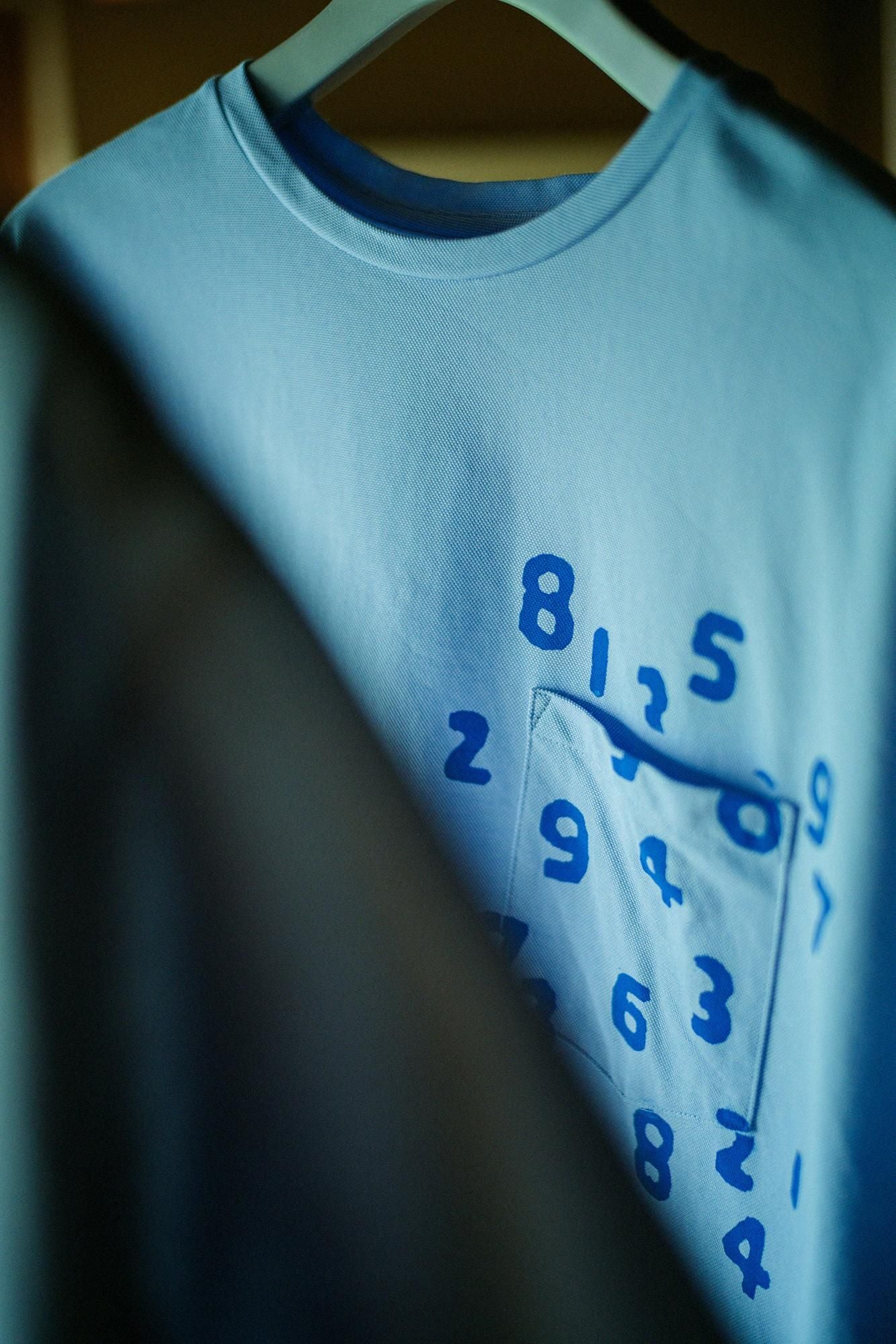 C/CM(R) Kanoko Poche à manches courtes BIG T/Saxophone Bleu