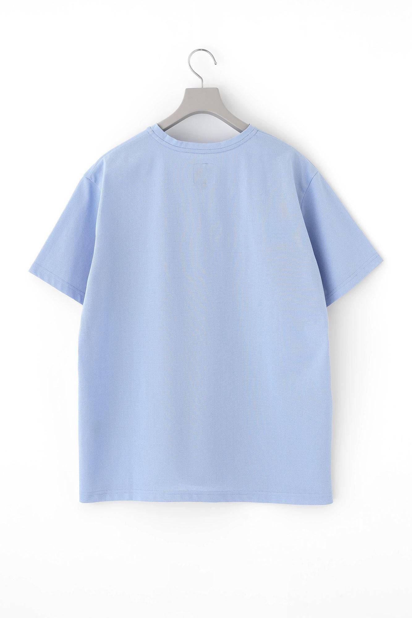 C/CM(R) Kanoko Poche à manches courtes BIG T/Saxophone Bleu