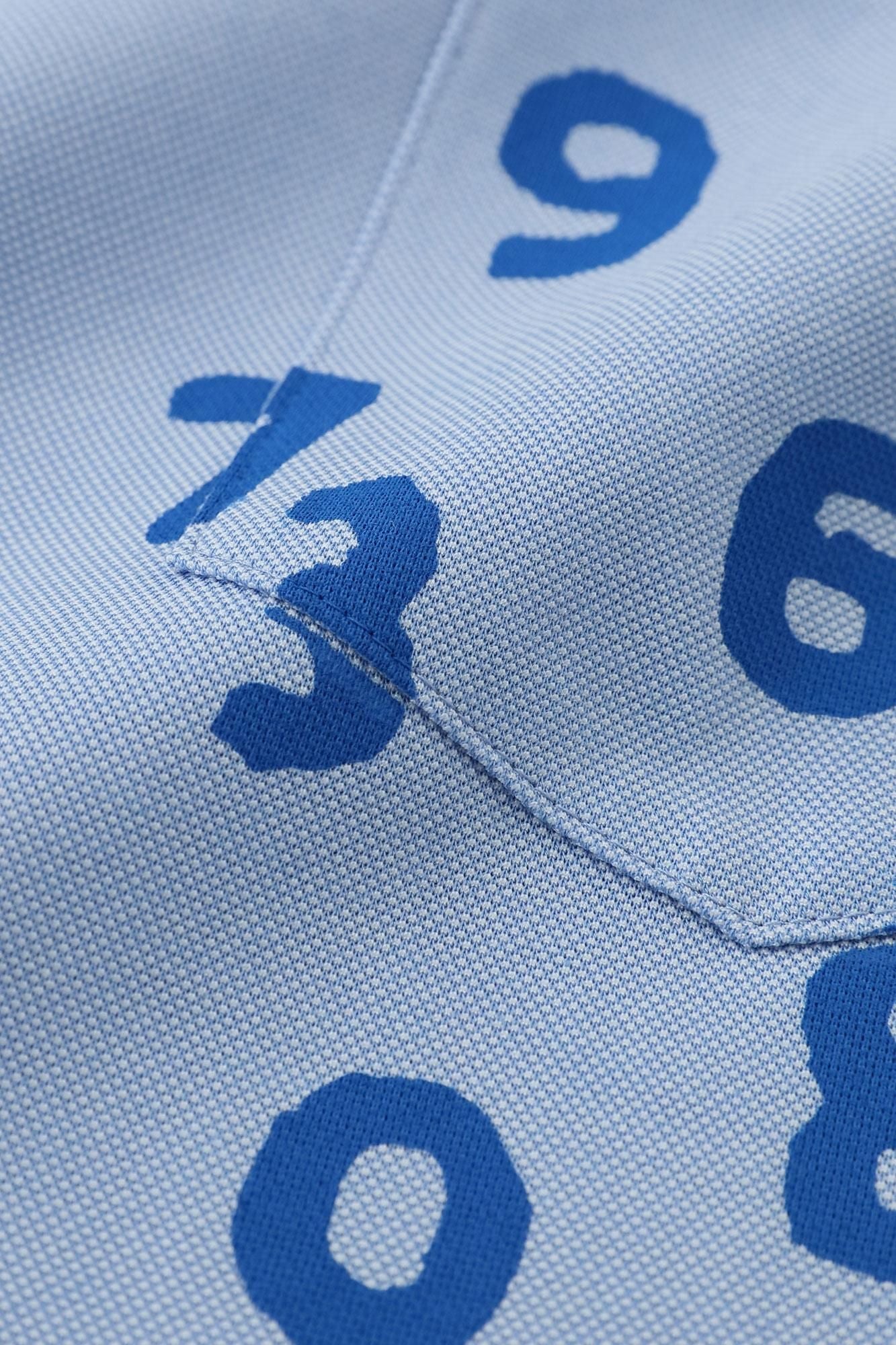 C/CM(R) Kanoko Poche à manches courtes BIG T/Saxophone Bleu