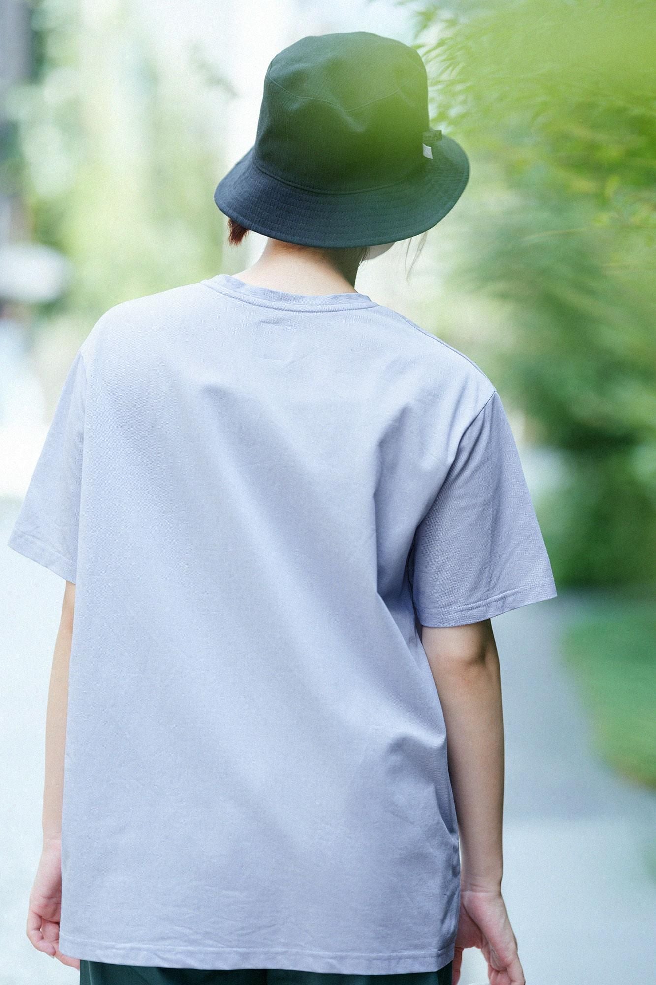 C/CM(R) 카노코 반팔포켓 BIG T/라벤더 그레이