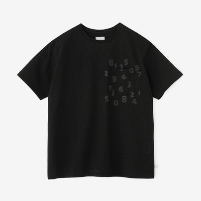 C/CM(R)カノコ 半袖ポケット BIG T／ブラック