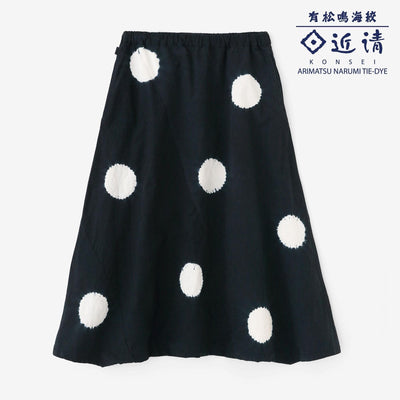 Shinkiyo Shibori Baumwollleinen Fuji/Mizutamai große Tupfen Nubairo x Kijiro