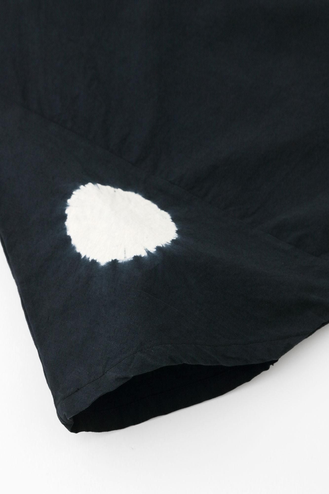 Shinkiyo Shibori Baumwollleinen Fuji/Mizutamai große Tupfen Nubairo x Kijiro