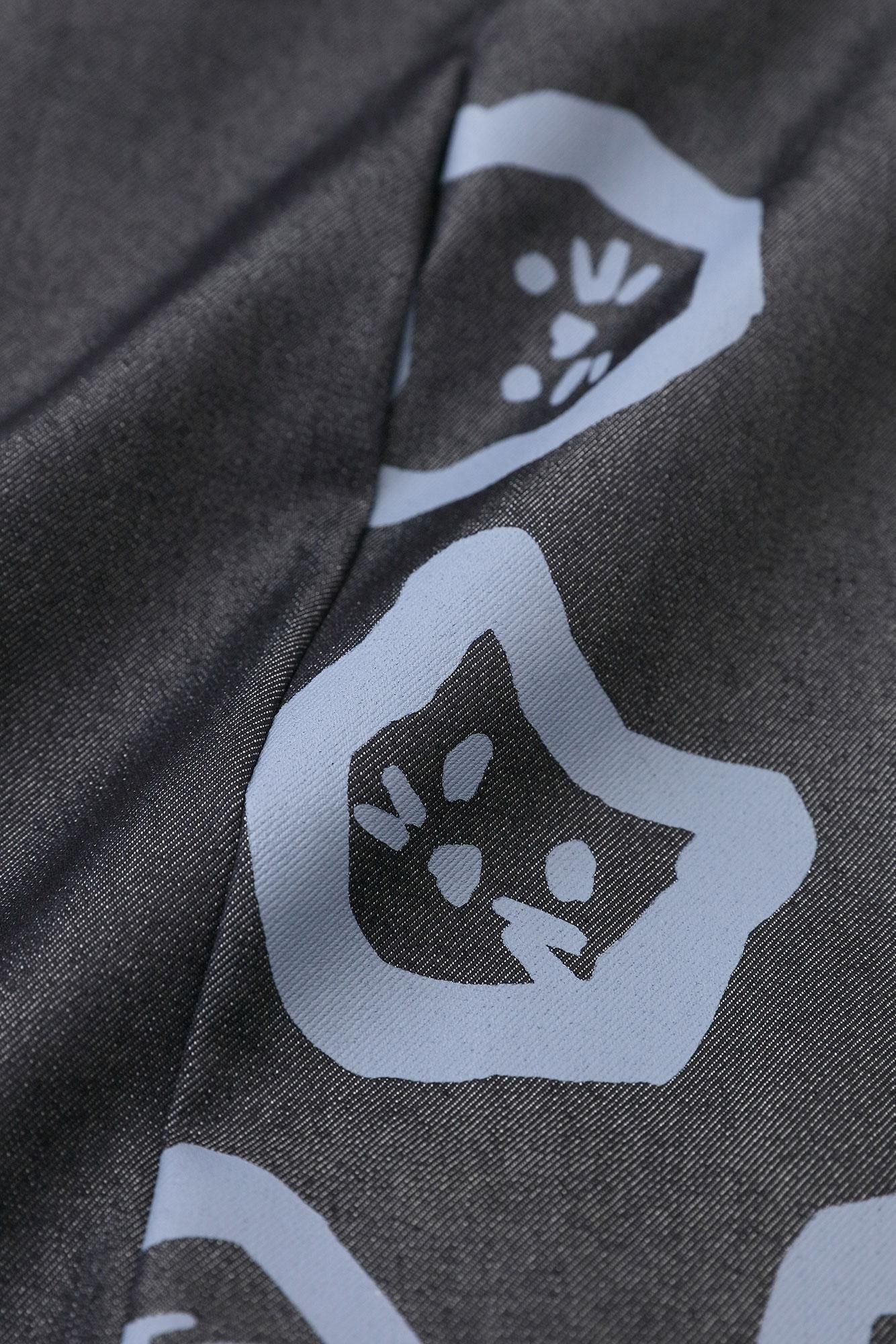 ●Men × Cool Motion (R) Monpe Pants for Kids 3 Pockets / Kitten Craze Blue