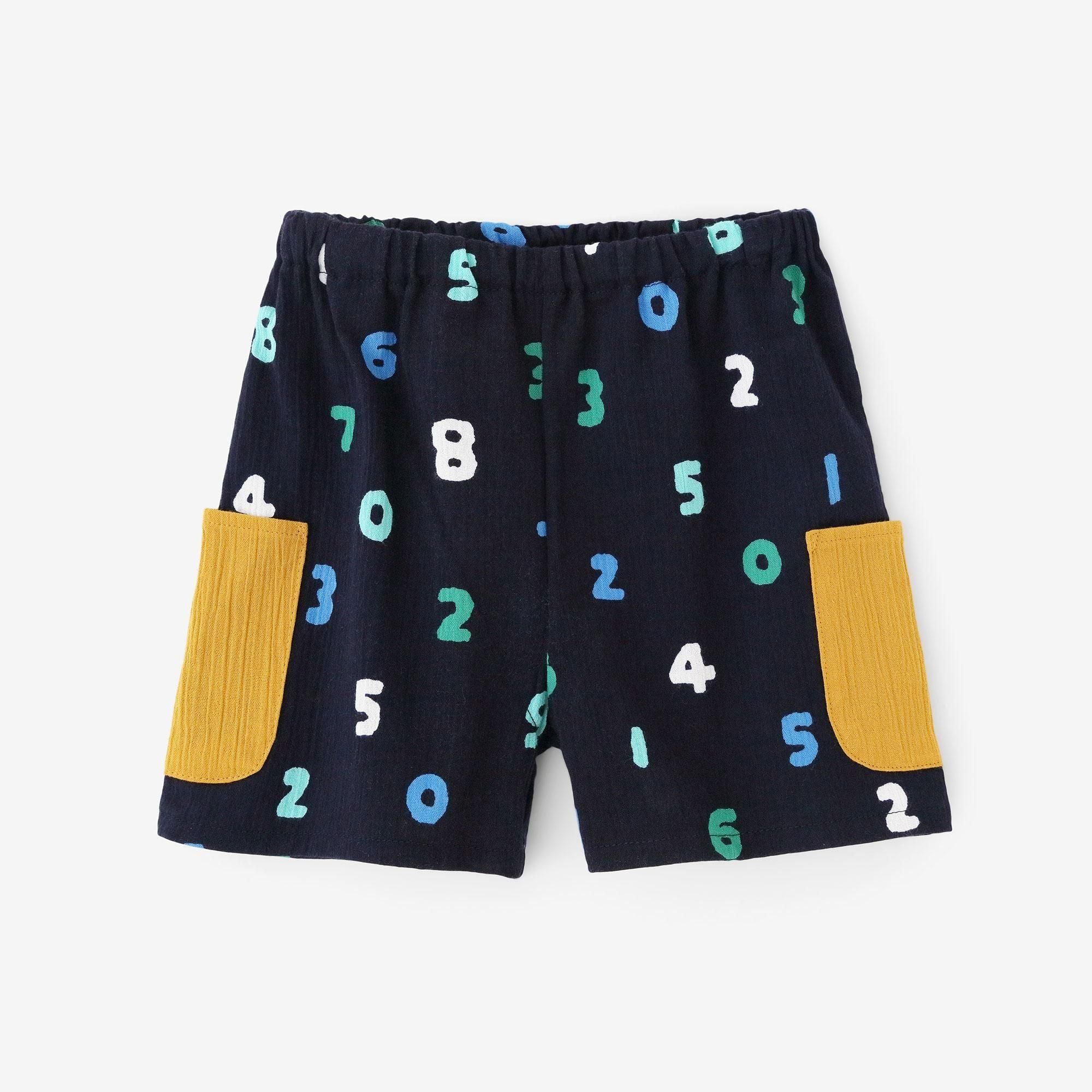 ムソウ ○たかしまちぢみ 20/20 ショートパンツ／そすう まっくろ2