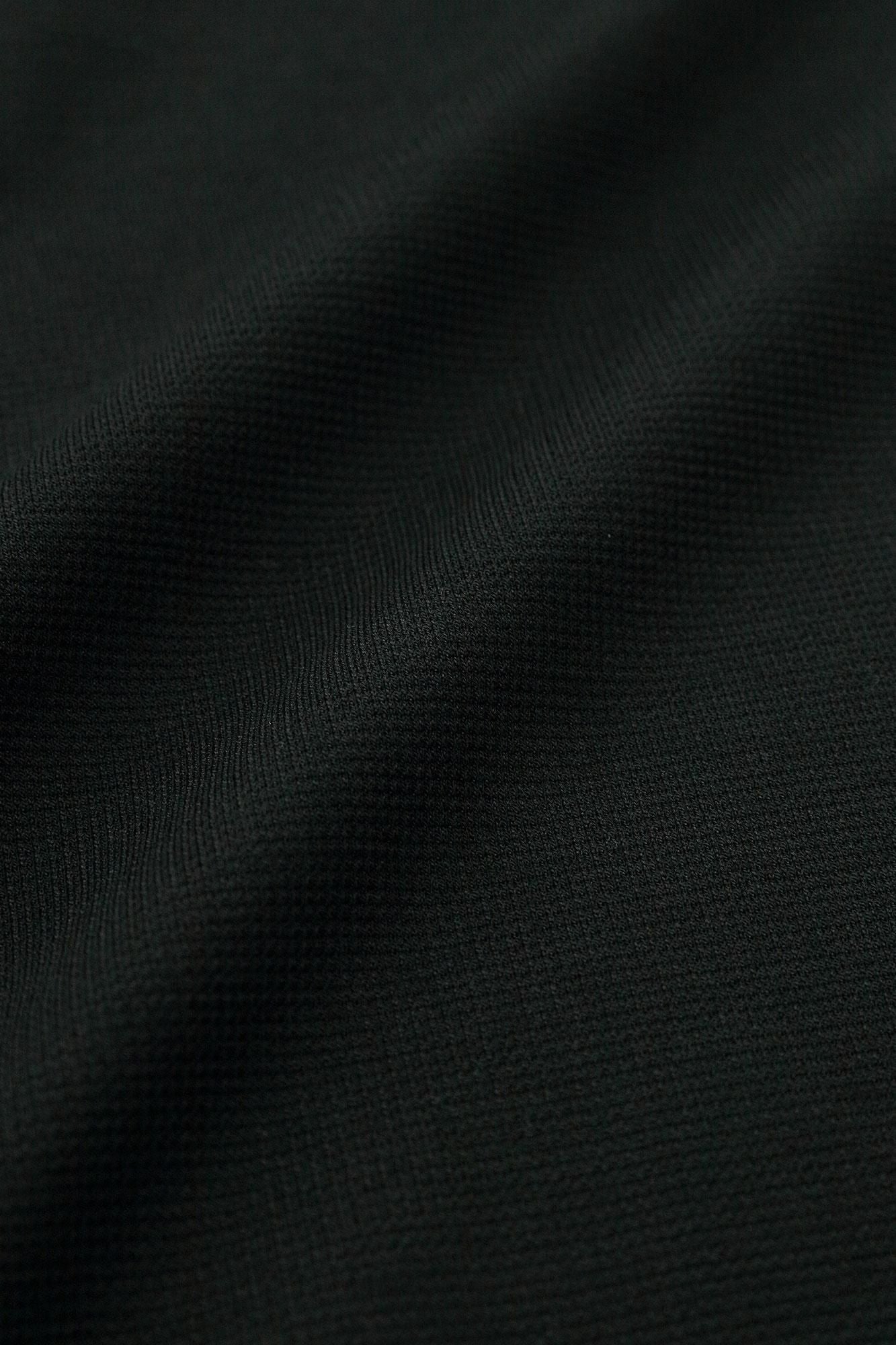 Meriyasu袢纏 長袖外套中長單層/黑色