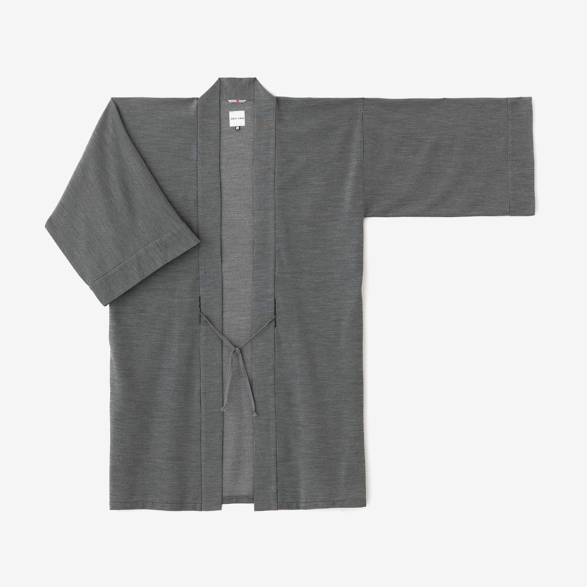 Meriyasu Hanten Long-sleeved Jacket Mid-length Single Layer / Heather Dark Grey