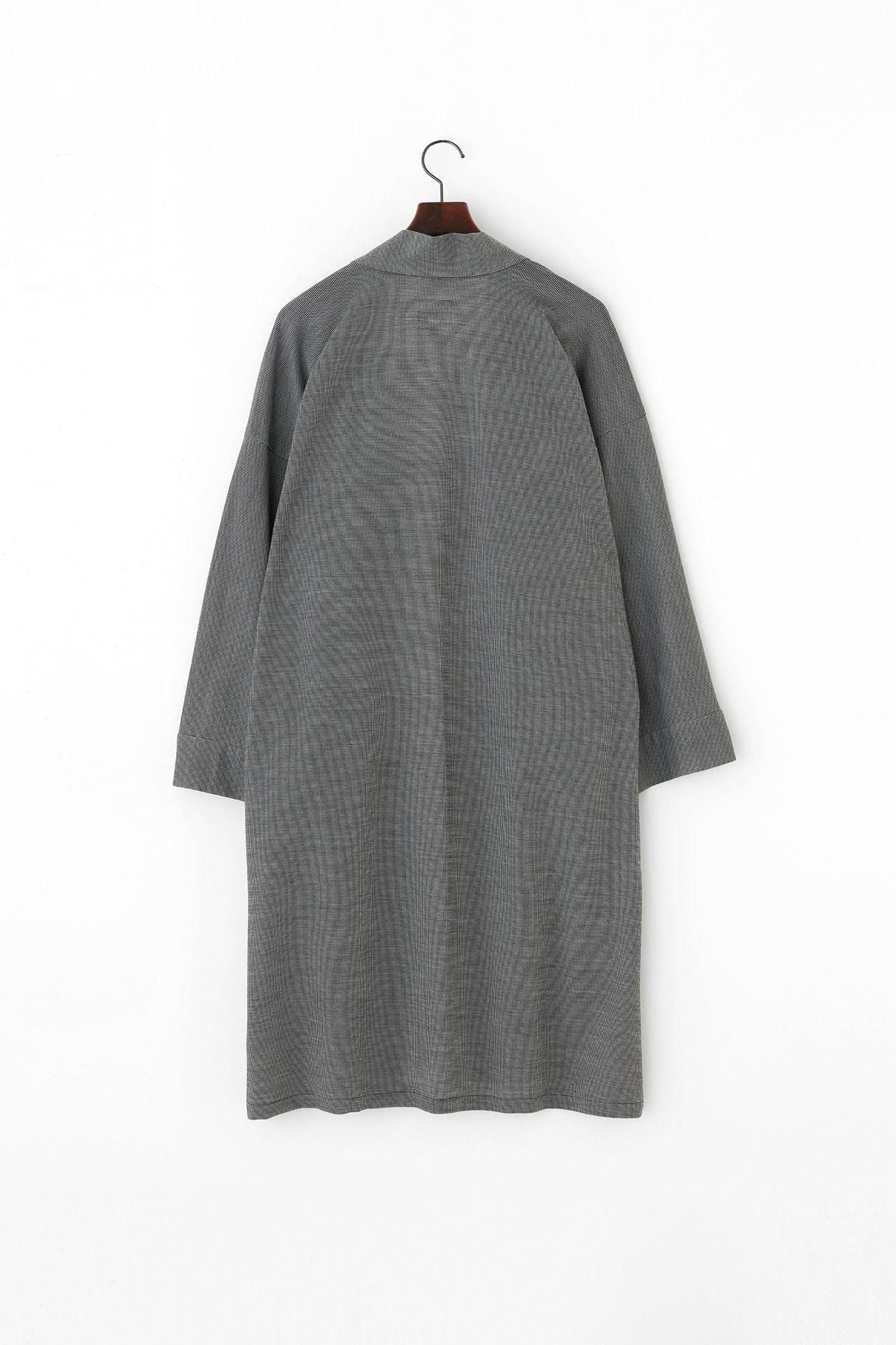 お纏め^ - ^AYM✨ 目利安（めりやす） 袢纏（はんてん） 間（けん） 単（ひとえ）／鈍色