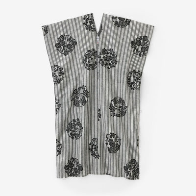 마 직사각형 원피스 후타츠미(후타츠미)/하나마루 문양 치라시