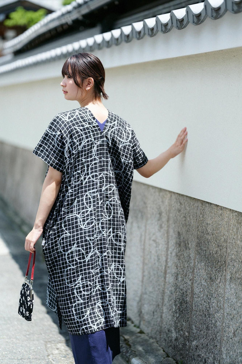 마 직사각형 원피스