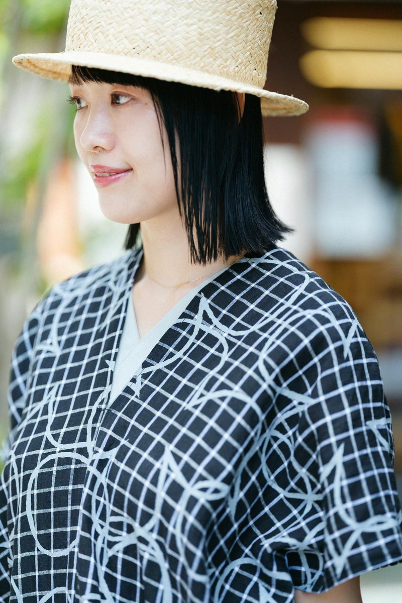 마 직사각형 원피스