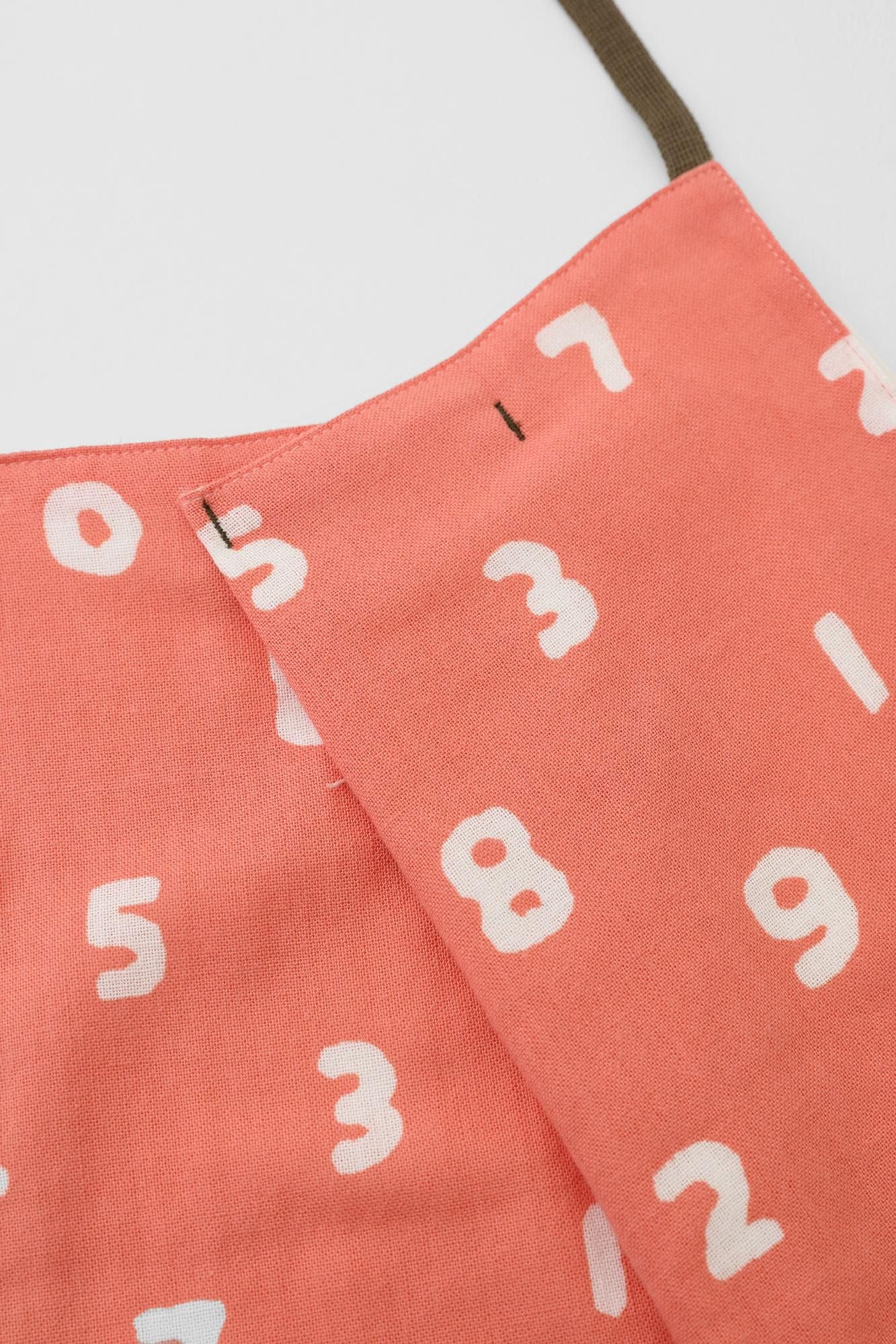 ● Isemomen Cotton Bib / SO-SU-U Kon Peach Pink