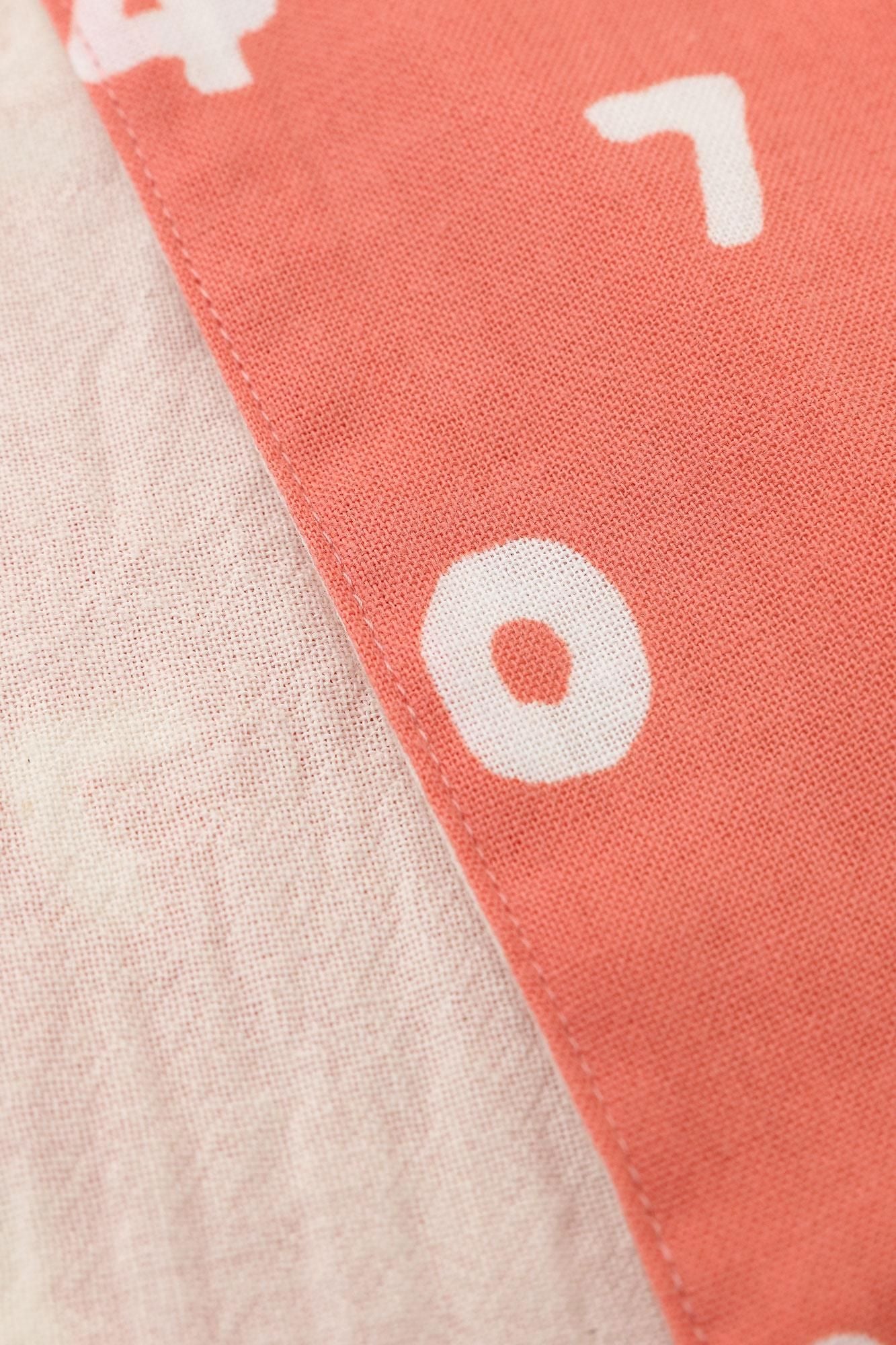 ● Isemomen Cotton Bib / SO-SU-U Kon Peach Pink