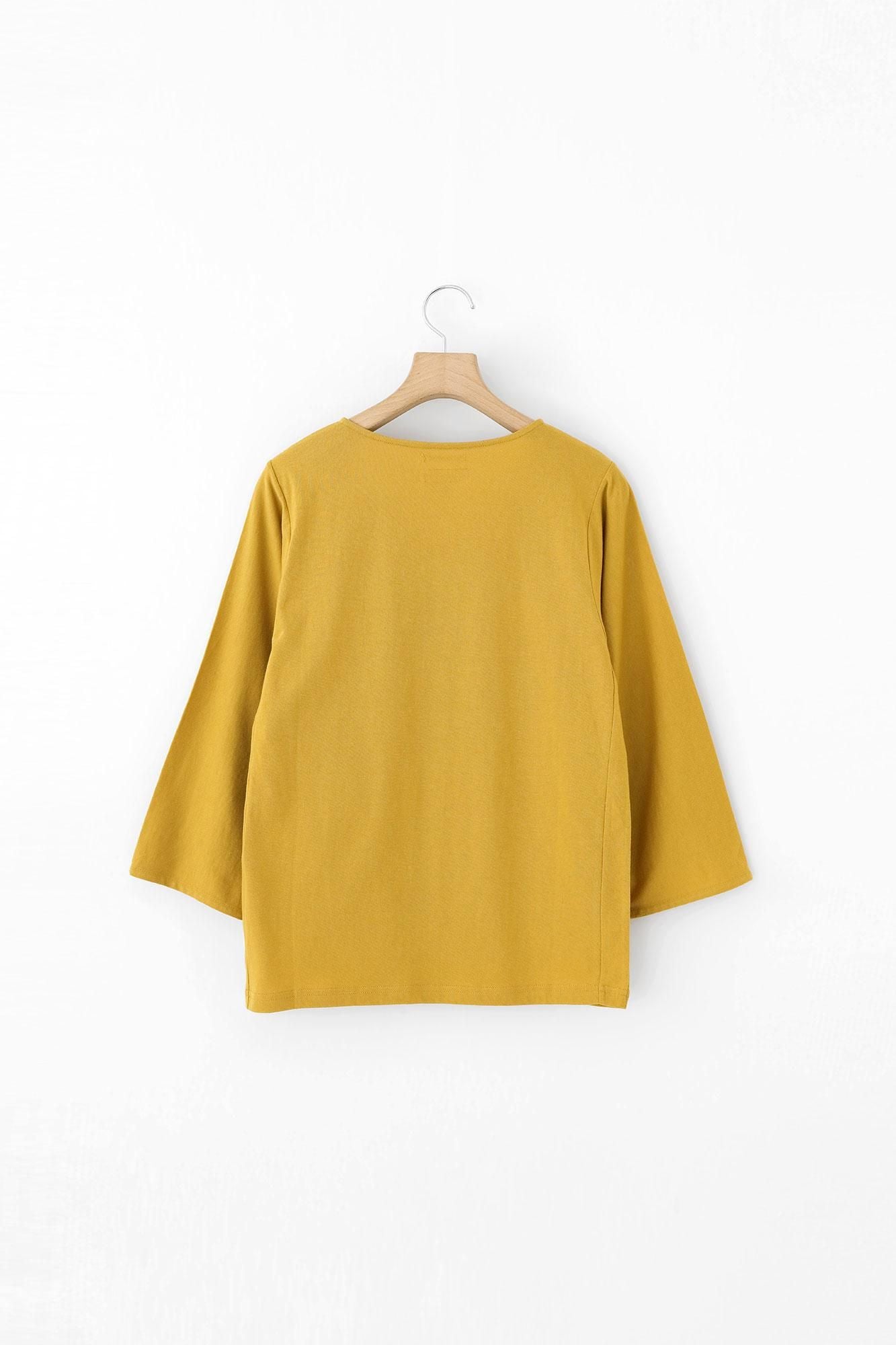 Naginata-Ärmelfalten Jiban/Senffarbe