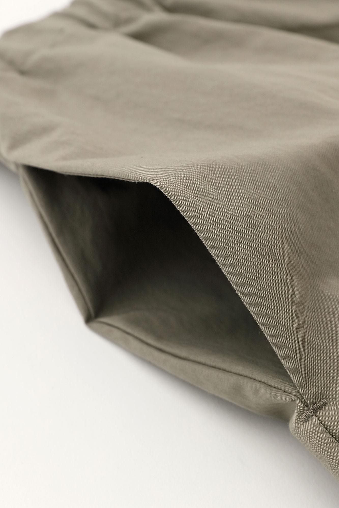 棉尼龙慢跑裤/苔藓灰色