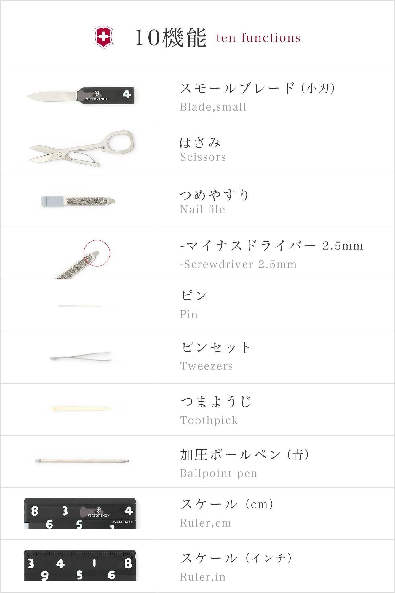 たしなみカード SOU・SOU×VICTORINOX／SO-SU-U