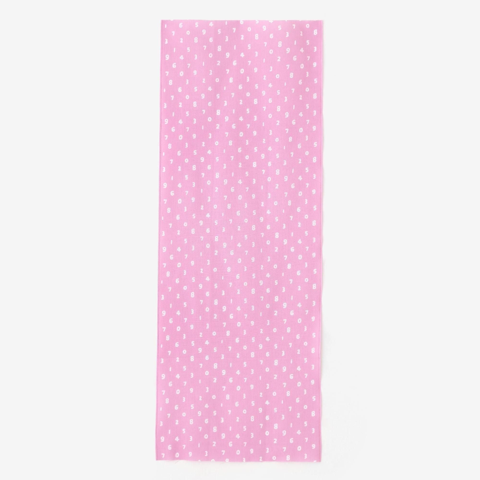 伊勢木綿 textile手ぬぐい／豆SO-SU-U 淡桃花色（うすももはないろ）