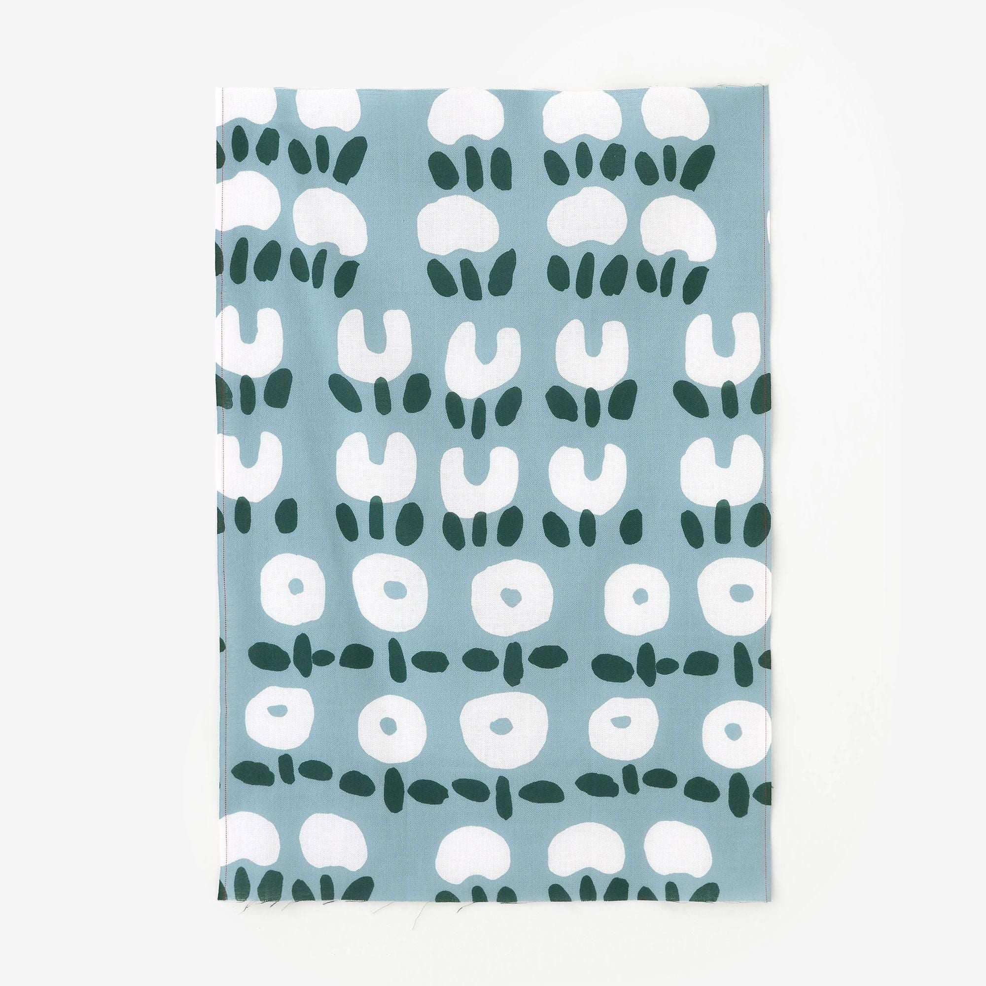 伊勢木棉圖案紋樣手巾（短版）/開花了開花了