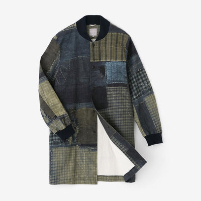 【net限定】リネンコットンストレッチ ブルゾン／BORO IJ