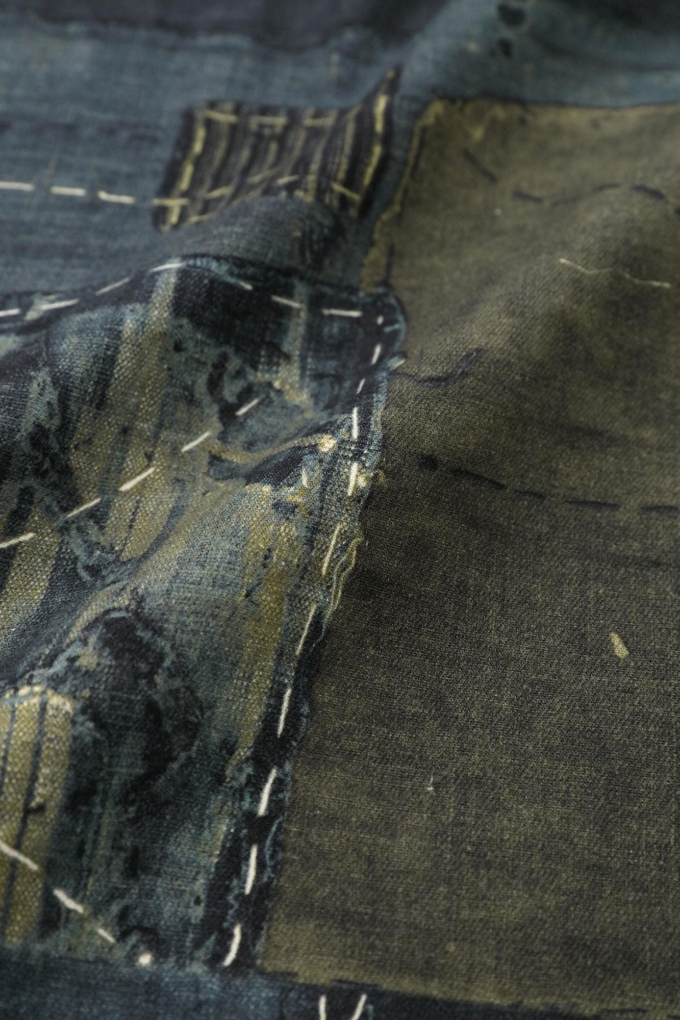 亚麻棉弹力夹克衫/BORO IJ