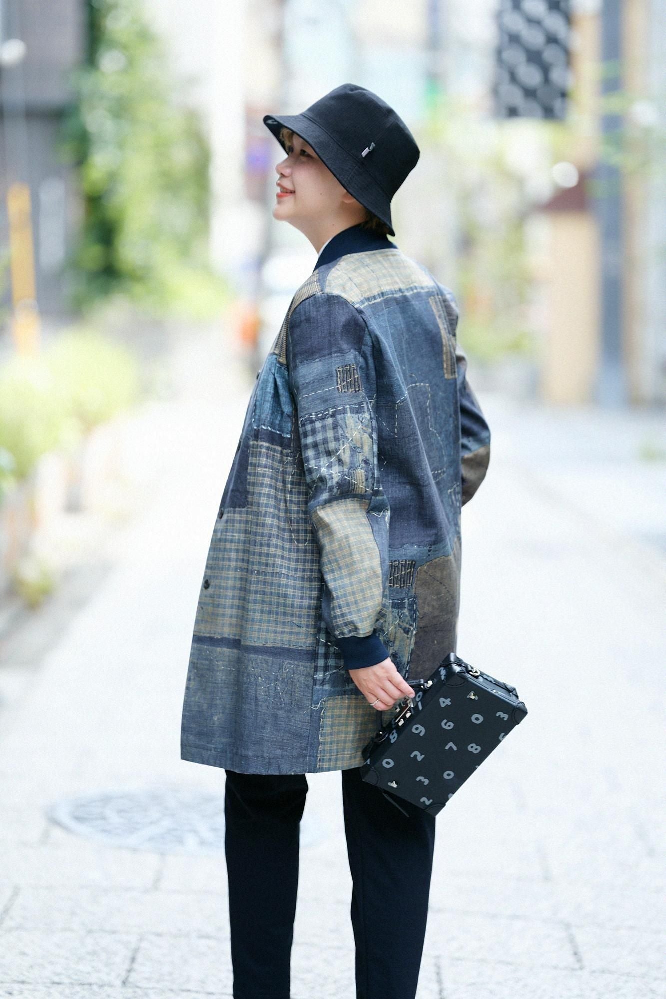 亚麻棉弹力夹克衫/BORO IJ