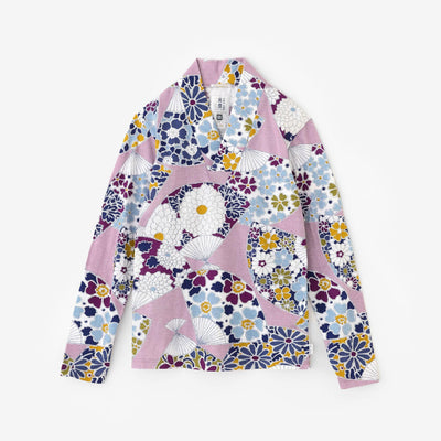 狹風靡 和服領上衣 拔衣紋／扇子