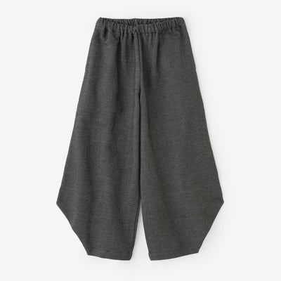 Shin Twill Weave Wide-legged Pants Odayaka Ink Black