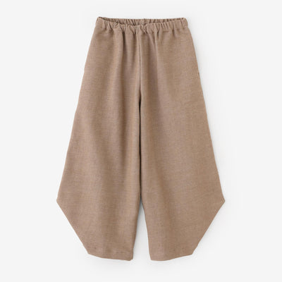 Shin Twill Weave Wide-legged Pants Odayaka / Clove Brown