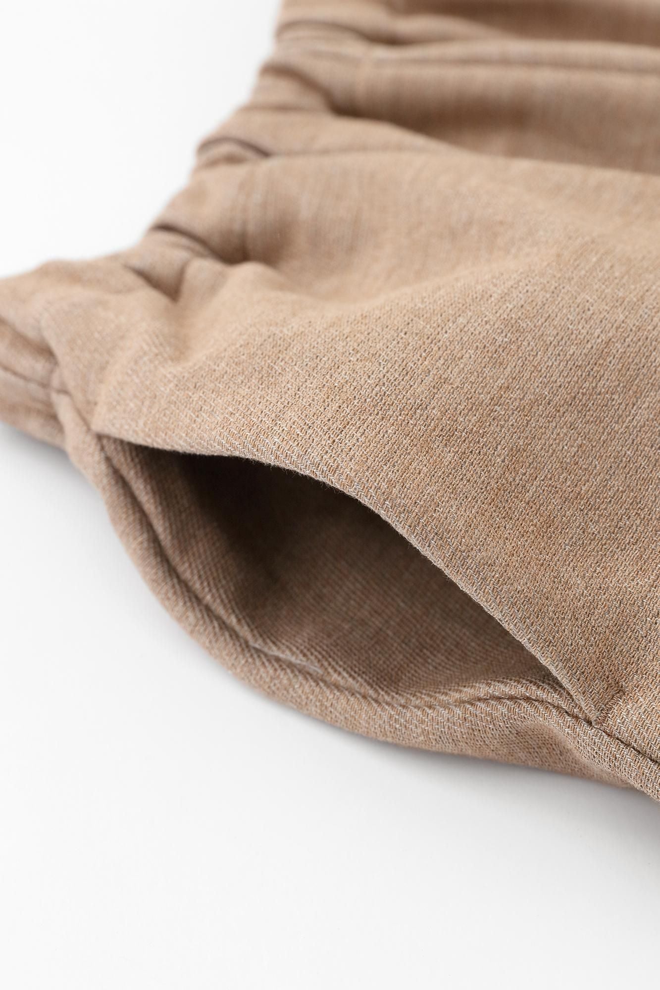 Shin Twill Weave Wide-legged Pants Odayaka / Clove Brown