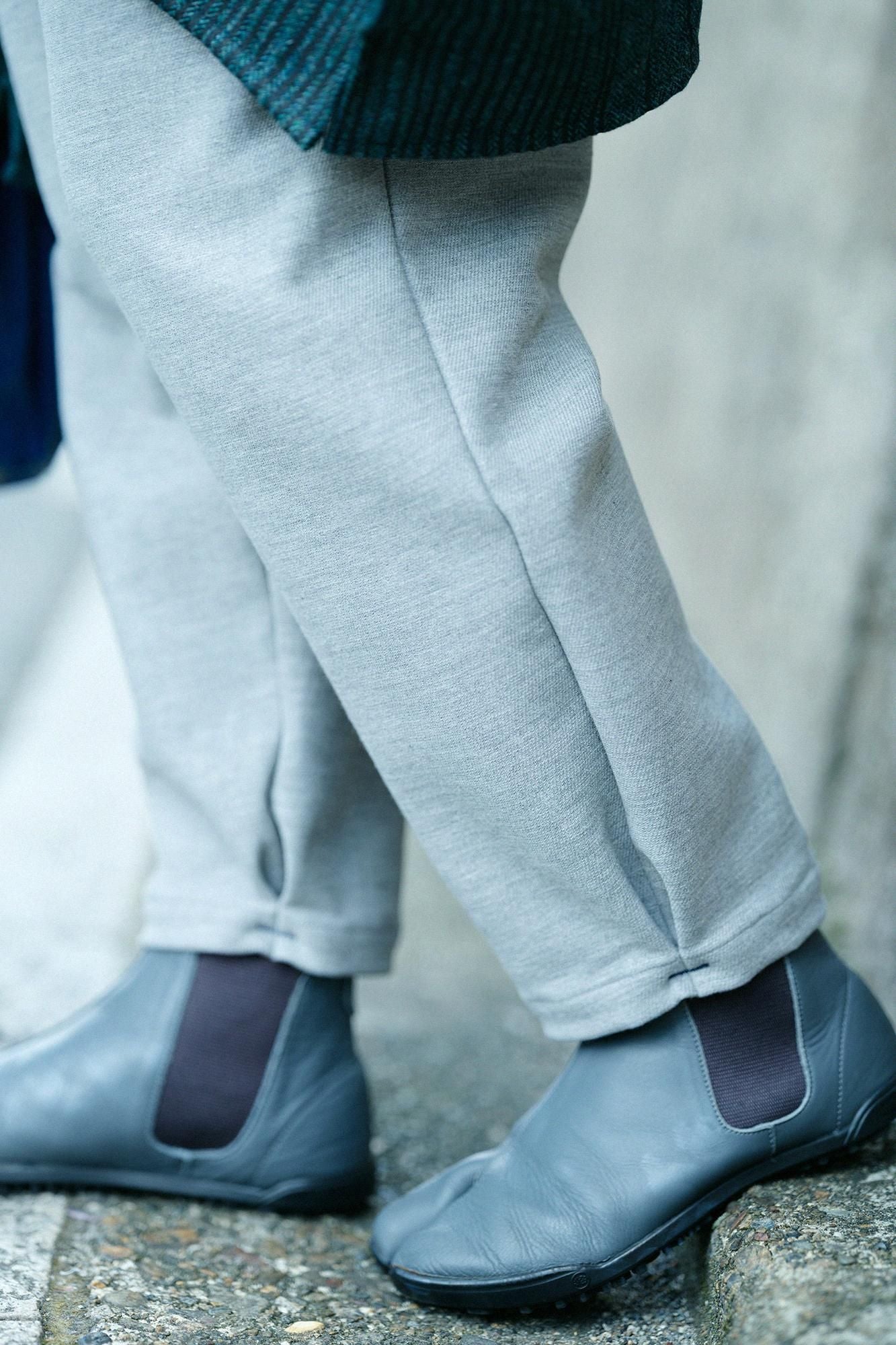 伸斜紋織工人褲／銀灰色