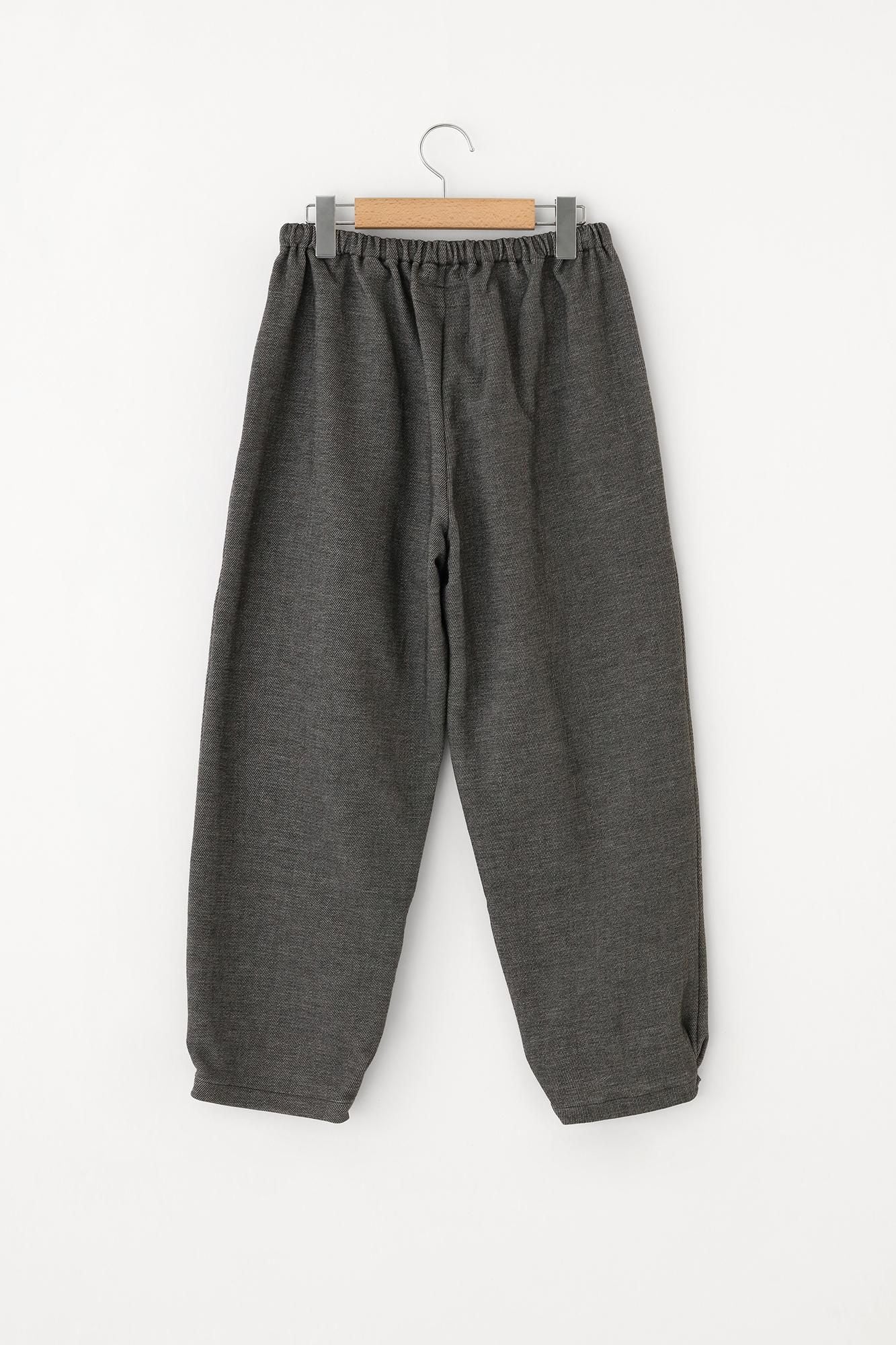 伸斜紋織工人褲/墨黑色