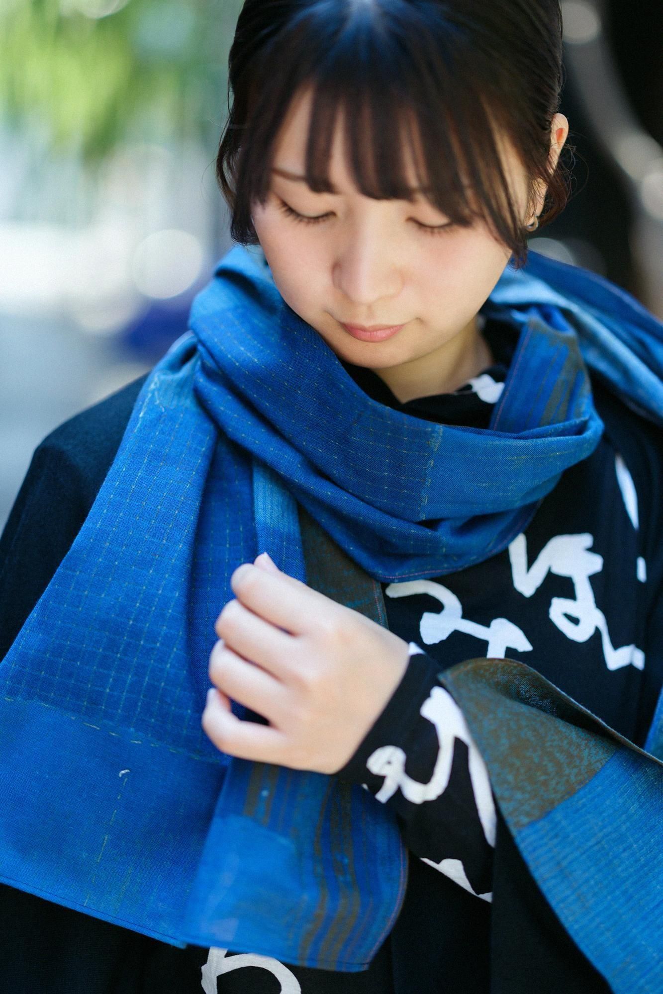 伊勢木棉圍巾／BORO Ⅱ