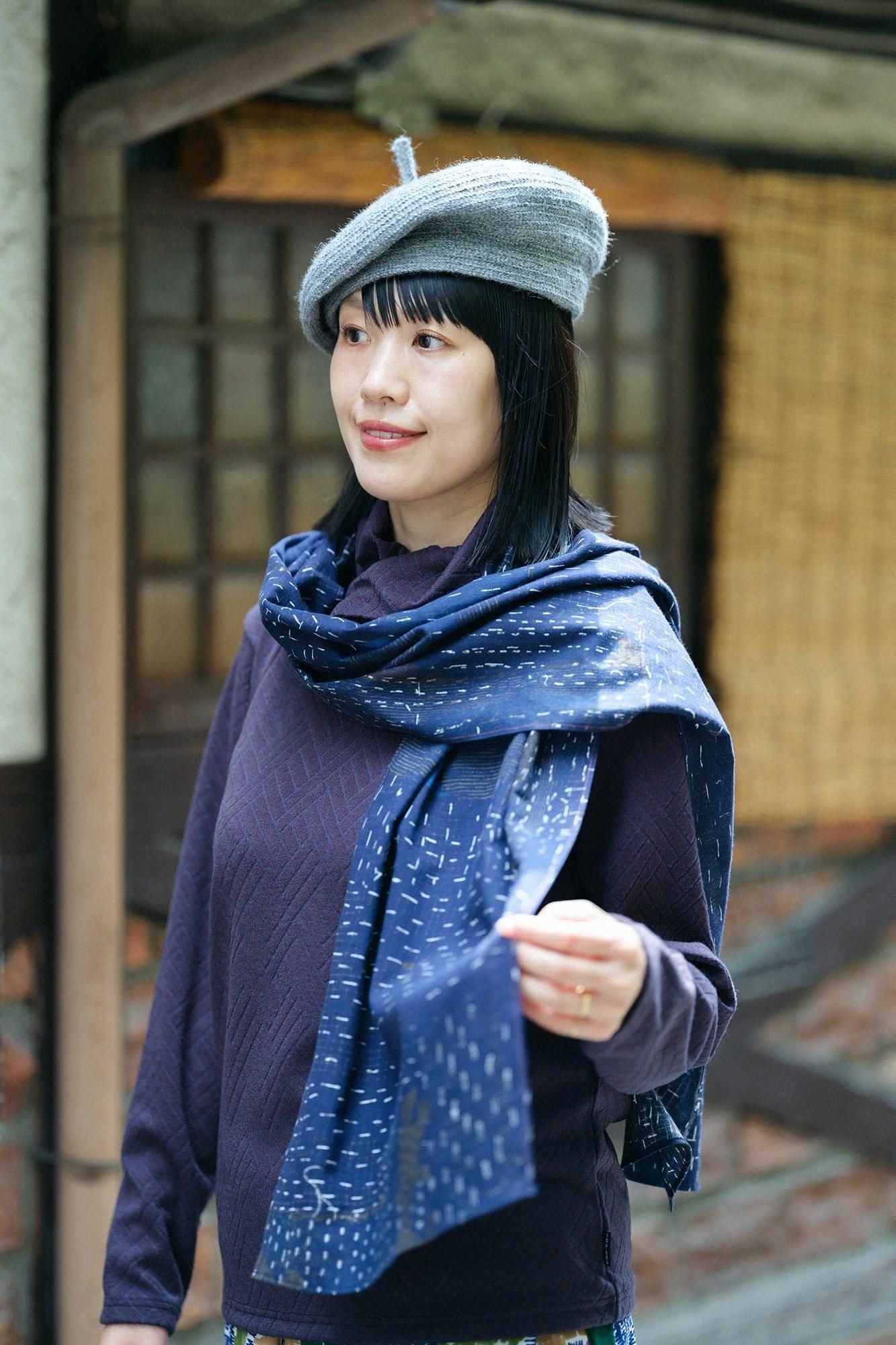 Isemomen CottonScarf／BORO Ⅲ