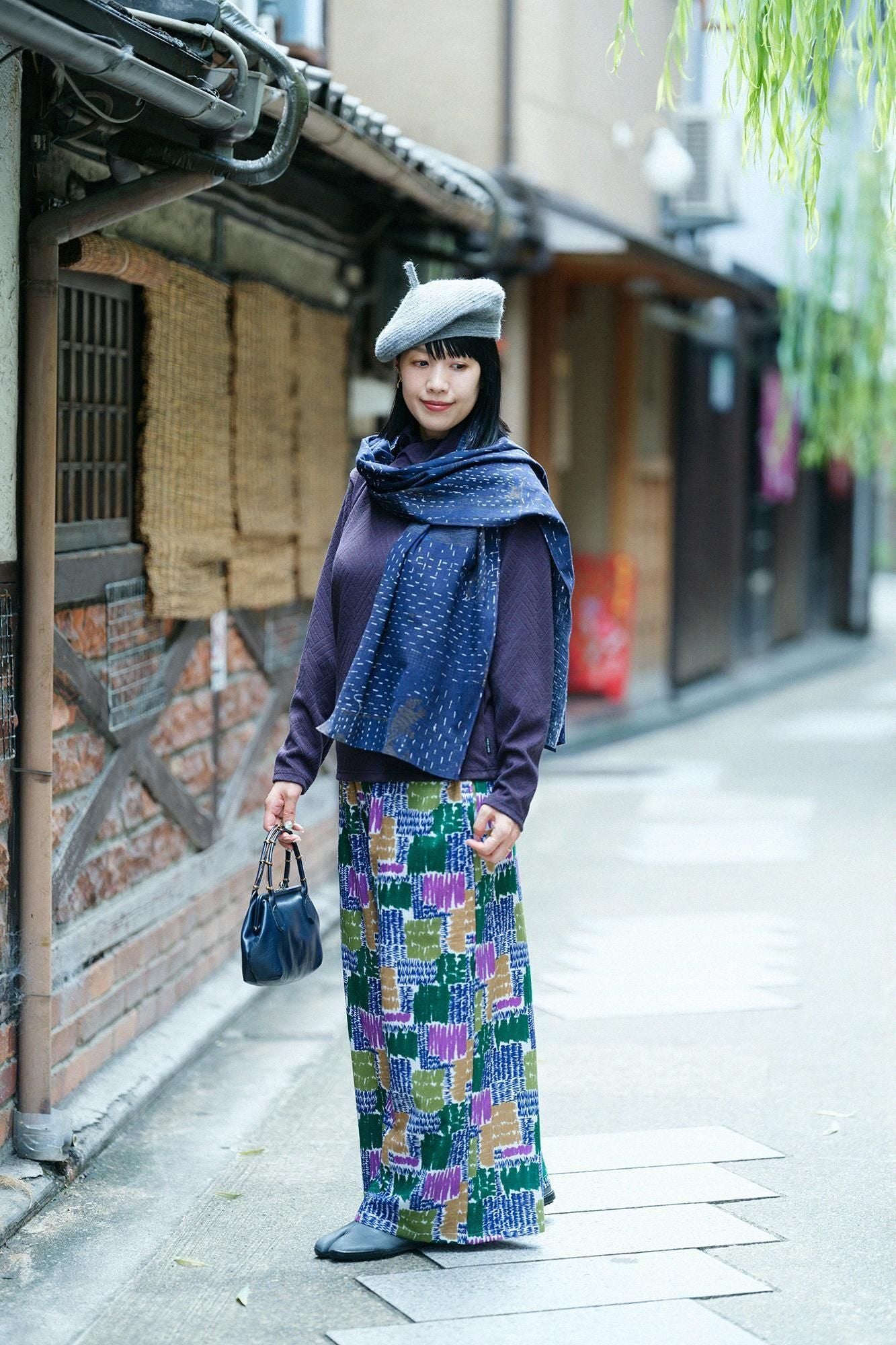 Isemomen CottonScarf／BORO Ⅲ