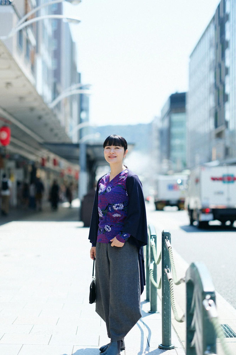 Motif jibang à col coulissant