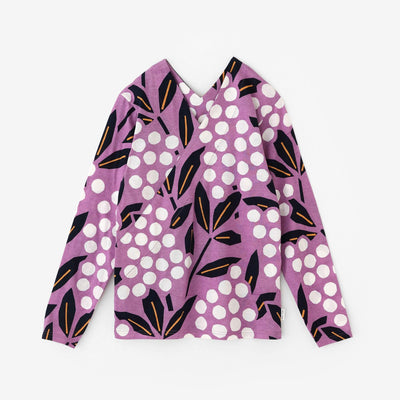 V領上衣 長袖／南天竹