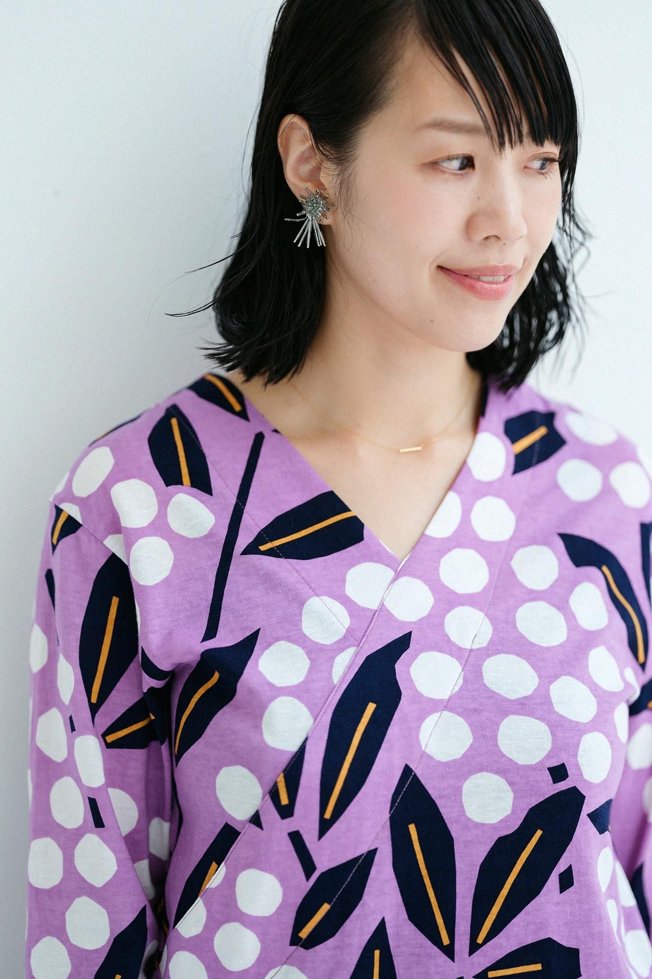 抜衿ジバン 十分丈／南天竹（なんてんちく）