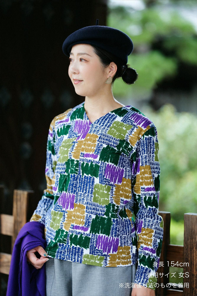 Motif jibang à col coulissant