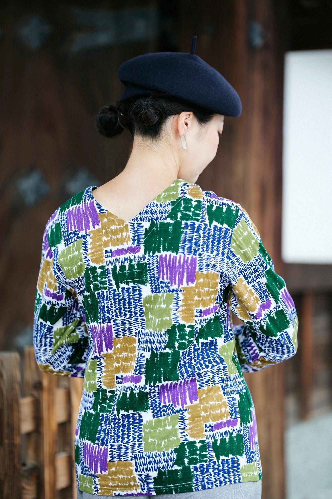 V領上衣 長袖／共鳴