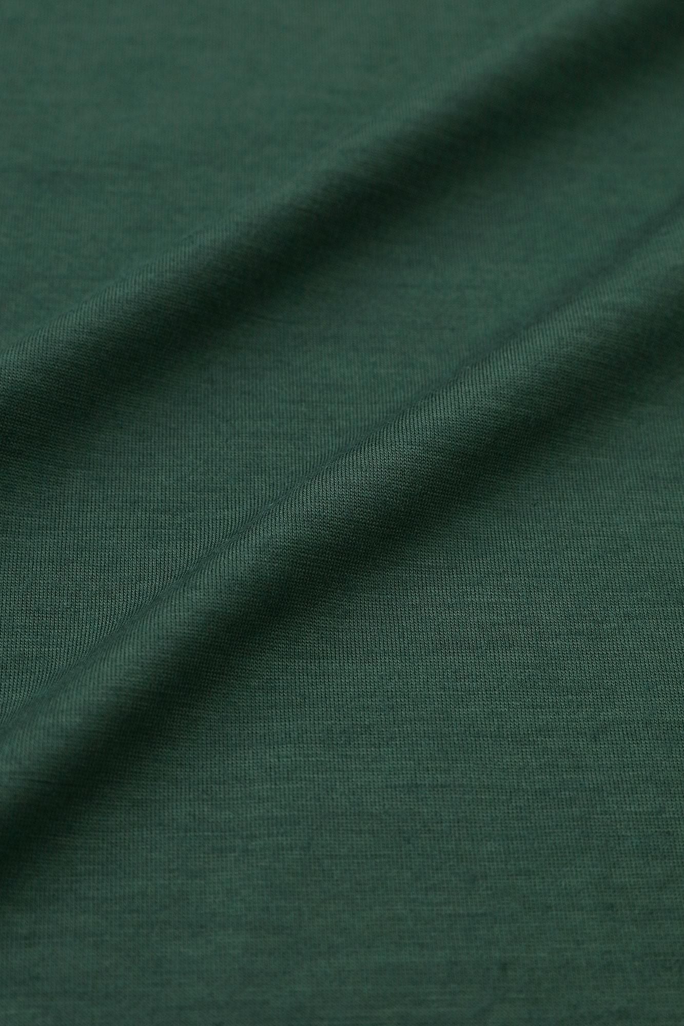 平針織 可洗羊毛小袖莢外套／柚葉綠色