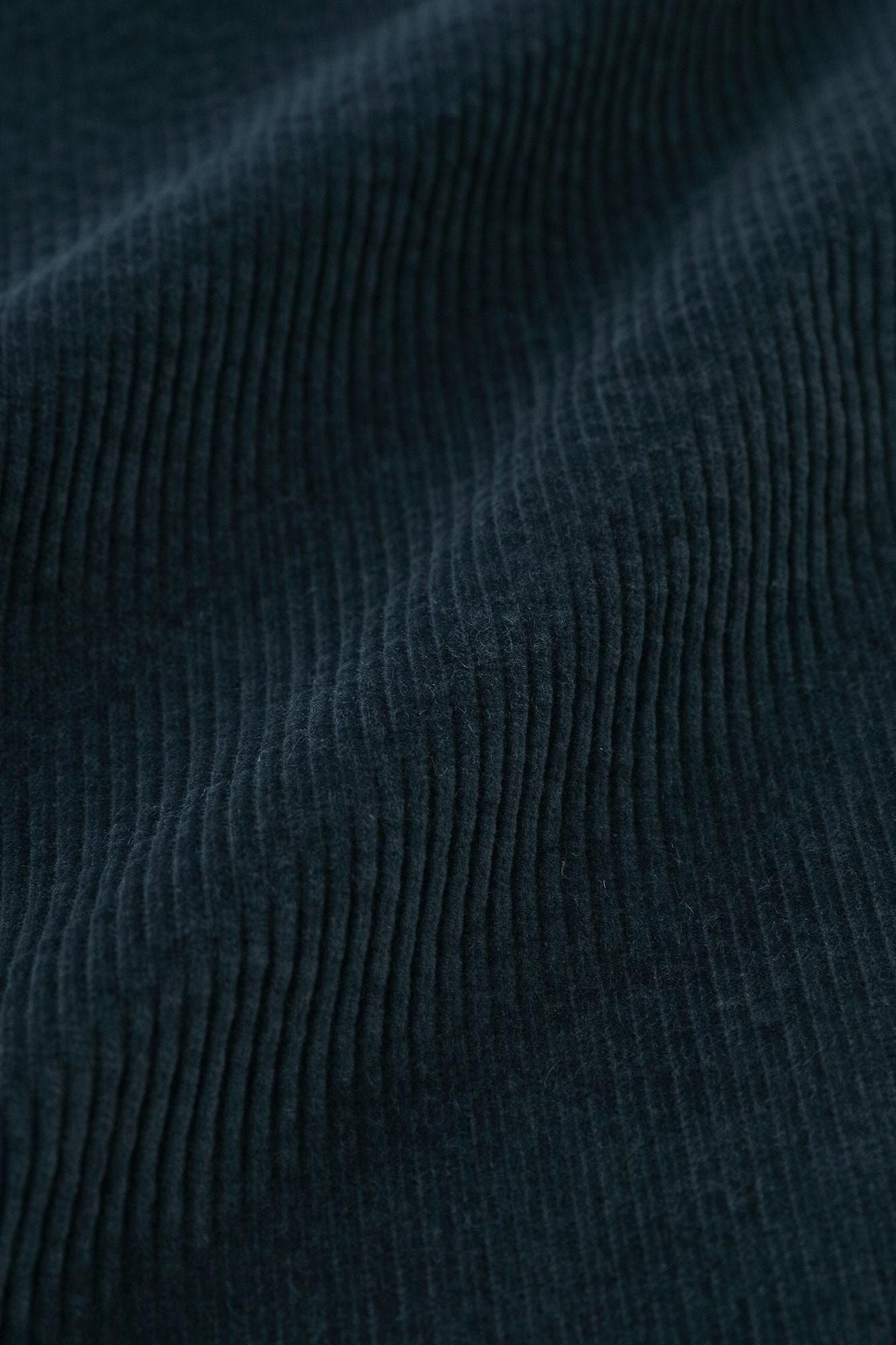 【net限定】コール天 畝（うね） 二ノ襞（にのひだ）もんぺ つぼみ／褐返（かちがえし）